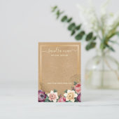 Visite Carte de Présentation de Bijoux de Boucles d'Oreil (Debout devant)