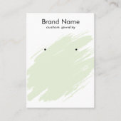 Visite Carte de présentation de bijoux moderne aquarelle (Devant)