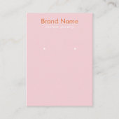 Visite Carte de présentation de bijoux moderne minimalist (Devant)