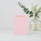 Visite Carte de présentation de bijoux moderne minimalist (Debout devant)