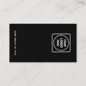 Visite Carte de Présentation de Bijoux Noir pour Boucles  (Devant)