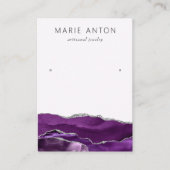 Visite Carte de Présentation de Boucle d'Oreille Agate Gé (Devant)