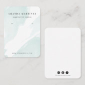 Visite Carte de Présentation de Boucle d'Oreille Aquarell (Devant / Derrière)