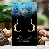 Visite Carte de présentation de boucles d'oreilles à encr