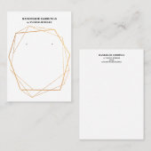 Visite Carte de Présentation de Boucles d'Oreilles Géomét (Devant / Derrière)