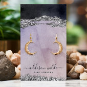 Visite Carte de présentation de boucles d'oreilles modern