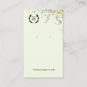 Visite Carte de Présentation de Boucles d'Oreilles Prés