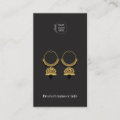 Visite Carte de Présentation de Boucles d'Oreilles | Prés (Devant)