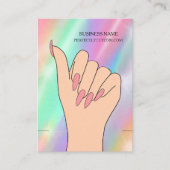 Visite Carte de Présentation de Bracelet Pastel Holograph (Devant)