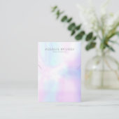 Visite Carte de présentation de collier iridescent modern (Debout devant)