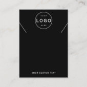 Visite Carte de présentation de collier Logo Carte de pré (Devant)