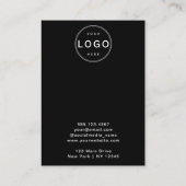 Visite Carte de présentation de collier Logo Carte de pré (Dos)