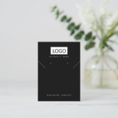 Visite Carte de présentation pour bijoux Boucles d'oreill (Debout devant)