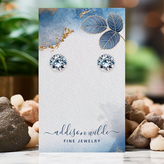 Visite Carte de présentation pour boucles d'oreilles aux