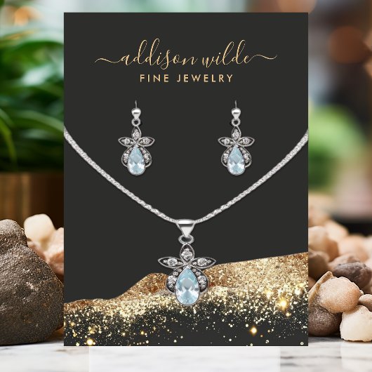 Visite Carte de Présentation pour Boucles d'Oreilles avec