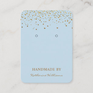 Visite Carte de présentation pour boucles d'oreilles Cœur