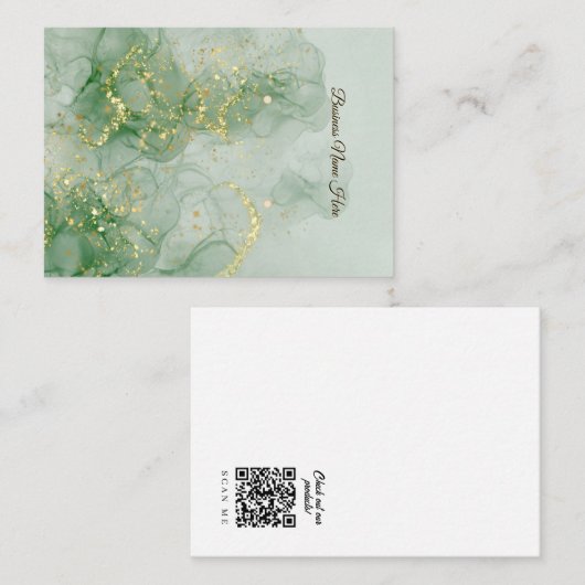 Visite Carte de présentation pour boucles d'oreilles de l (Devant / Derrière)