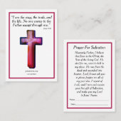 Visite Carte de prière (Devant / Derrière)