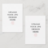 Visite Carte de prière 3.5x2.5 - Téléchargez votre propre (Devant / Derrière)