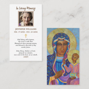 Visite Carte de prière Art religieux moderne Icône de la 