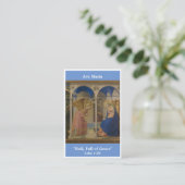 Visite Carte de prière Ave Maria Hail Mary (Debout devant)