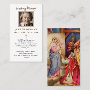 Visite Carte de prière catholique Sainte Famille Jésus da