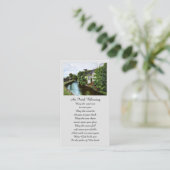 Visite Carte de prière commémorative (Debout devant)