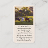 Visite Carte de prière commémorative de la Bénédiction (Devant)