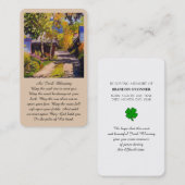 Visite Carte de prière commémorative de la Bénédiction ir (Devant / Derrière)