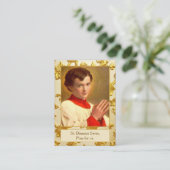 Visite Carte de prière commémorative de la communion de s (Debout devant)