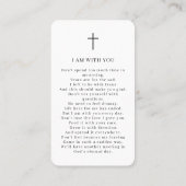 Visite Carte de prière commémorative de la fête de la vie (Dos)