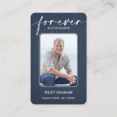 Visite Carte de prière commémorative de la photo funérair (Devant)