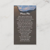 Visite Carte de prière commémorative des funérailles de l (Dos)