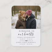 Visite Carte de prière commémorative double photo (Devant)