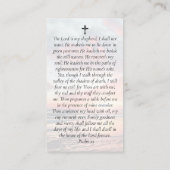 Visite Carte de prière commémorative en mémoire d'amour (Dos)