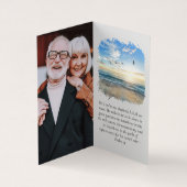 Visite Carte de prière commémorative Folever in Our Heart (Intérieur)