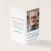 Visite Carte de prière commémorative Folever in Our Heart (Extérieur)