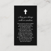 Visite Carte de prière commémorative pour les funérailles (Dos)