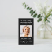 Visite Carte de prière commémorative pour les funérailles (Debout devant)