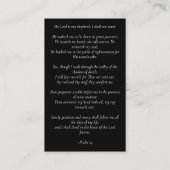 Visite Carte de prière commémorative pour toujours dans n (Dos)