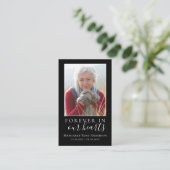Visite Carte de prière commémorative pour toujours dans n (Debout devant)