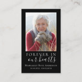 Visite Carte de prière commémorative pour toujours dans n (Devant)