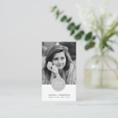 Visite Carte de prière commémorative simple photo (Debout devant)