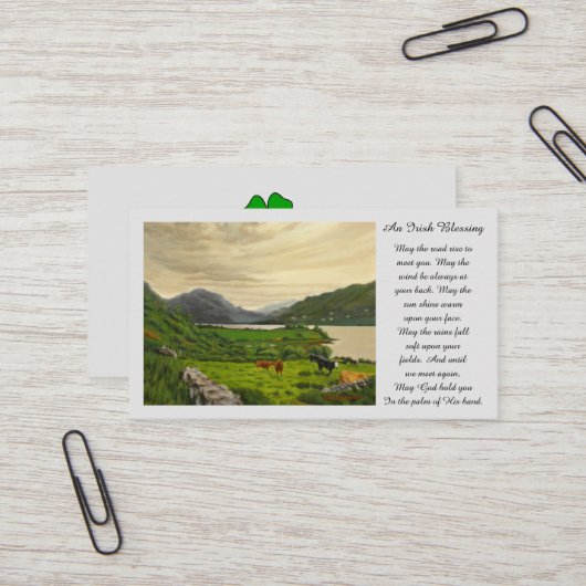 Visite Carte de prière commémorative Sympathy (Devant/Arrière en situation)