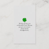 Visite Carte de prière commémorative Sympathy (Dos)