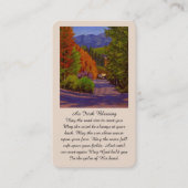 Visite Carte de prière de bénédiction irlandaise Sympathy (Devant)