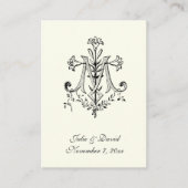 Visite Carte de prière de Croix Mariage catholique (Devant)