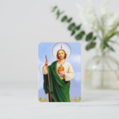 Visite Carte de prière de l'Apôtre Saint Jude Thaddeus (Debout devant)