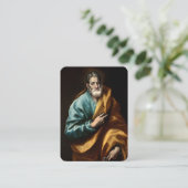 Visite Carte de prière de l'Apôtre Saint Pierre (Debout devant)