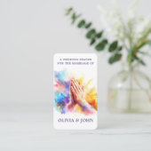 Visite Carte de prière de mariage Prière pour vous (Debout devant)